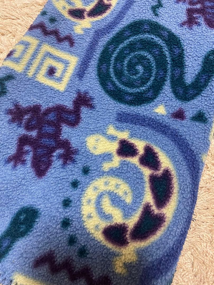 90s レア柄 フリースマフラー llbean Patagonia