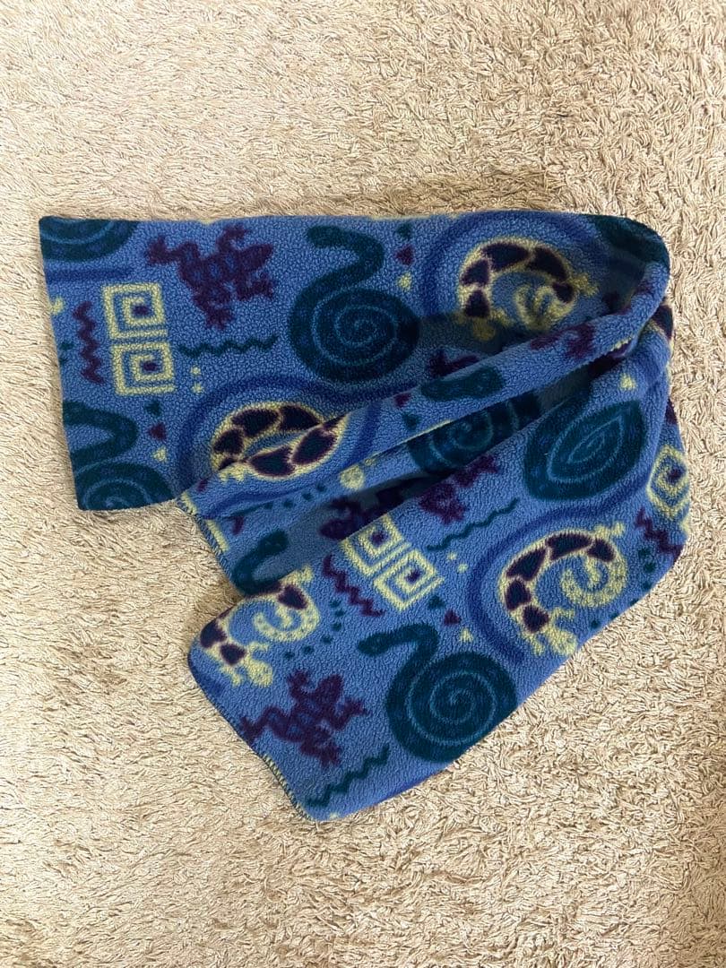 90s レア柄 フリースマフラー llbean Patagonia