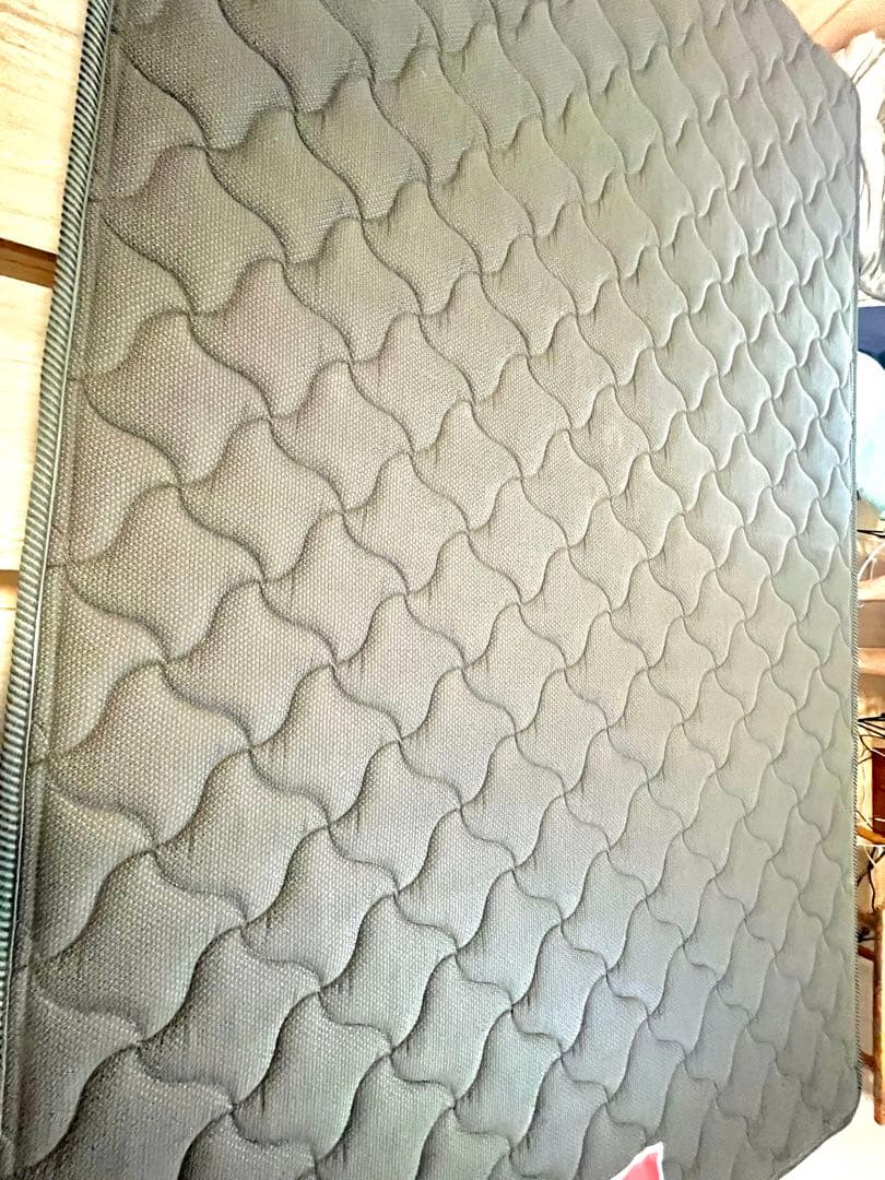 リンダ セミダブル ボックスシーツ付き ネイビー 直接引き取り可