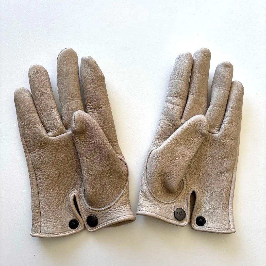 【Lamp gloves/ランプグローブス】glove Mid- GREIGE