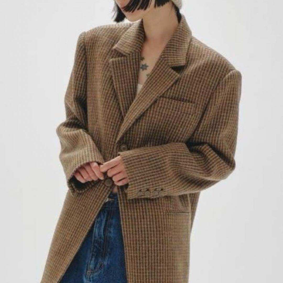 ジャケット・アウター todayfull Wool100% Check Jacket