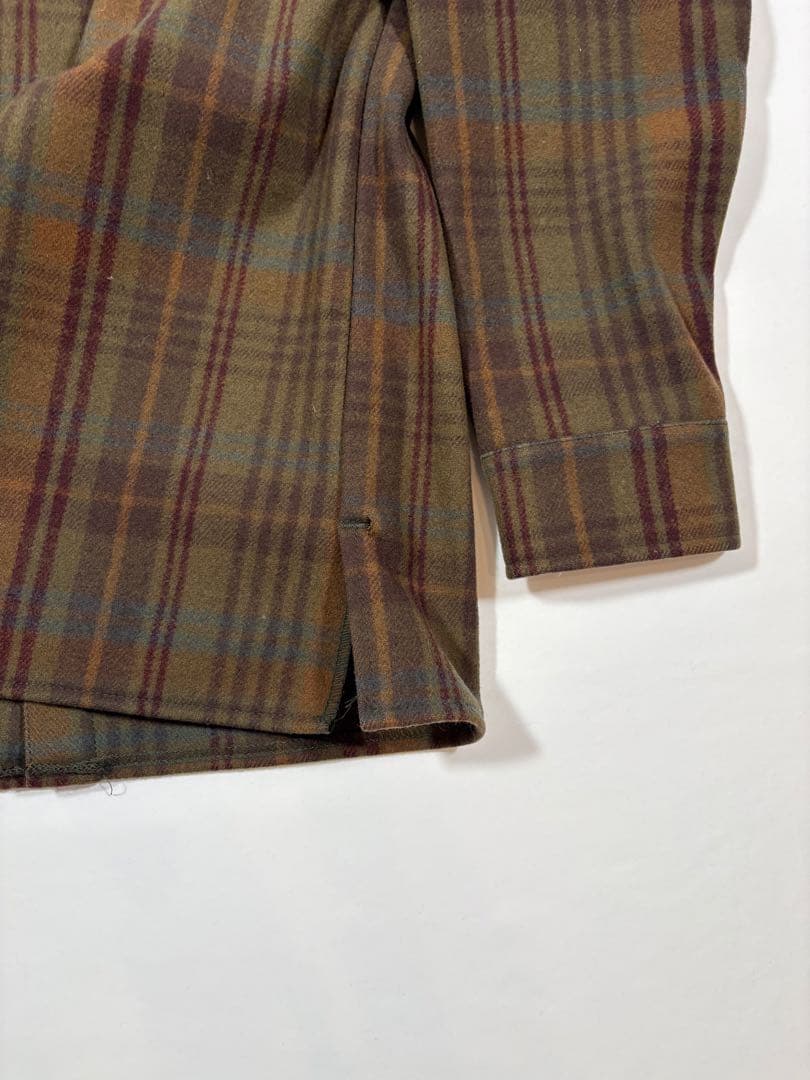 ヴィンテージ フィルソン ストライプ柄 ウールコート