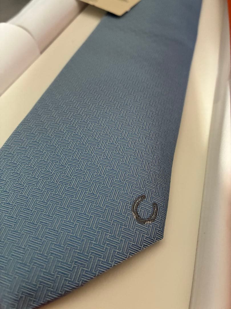 新品　シルクタイ 8 cm 《フェール・ア・シュヴァル》