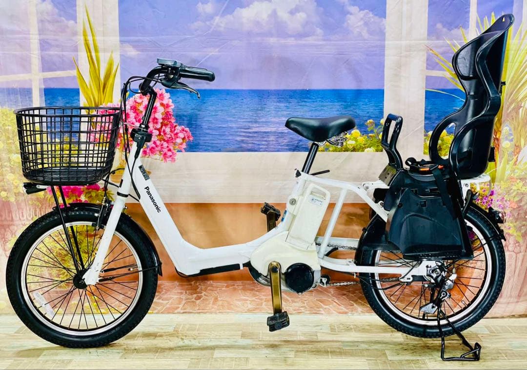 ギュットアニーズ⭐️16AH！パナソニック子供乗せ電動アシスト自転車Y2284