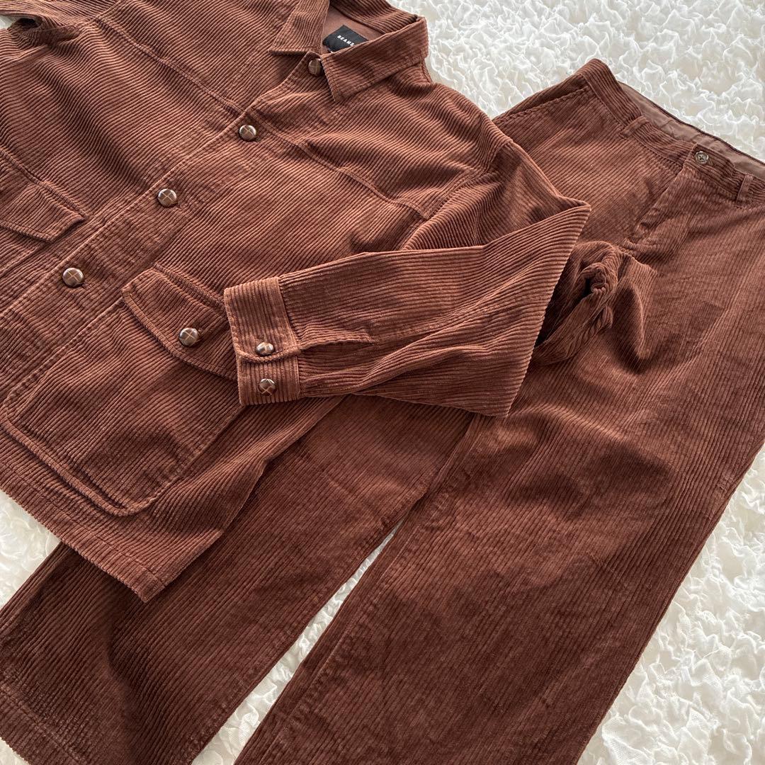 BEAMS コーデュロイ セットアップ ジャケット パンツ コート カバーオール
