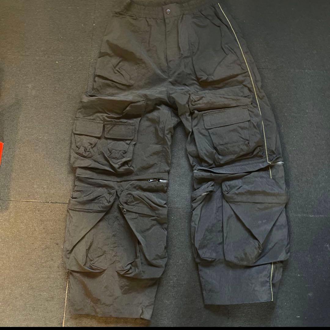 DIESEL P-Staind ブラックカーゴパンツ