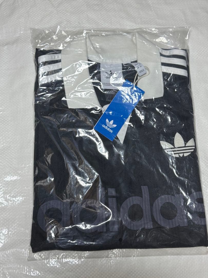 Adidas 襟付きゴーリートップ ブラック M