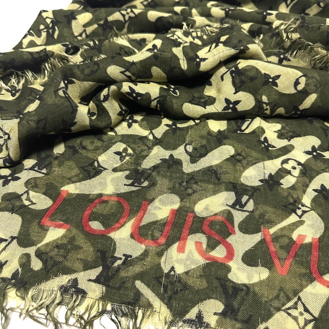 【超希少】Louis Vuitton ルイヴィトン 村上隆 スカーフ カモフラ
