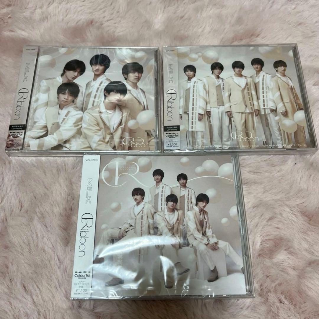 M!LK Ribbon ♡ 初回A 初回B 通常盤
