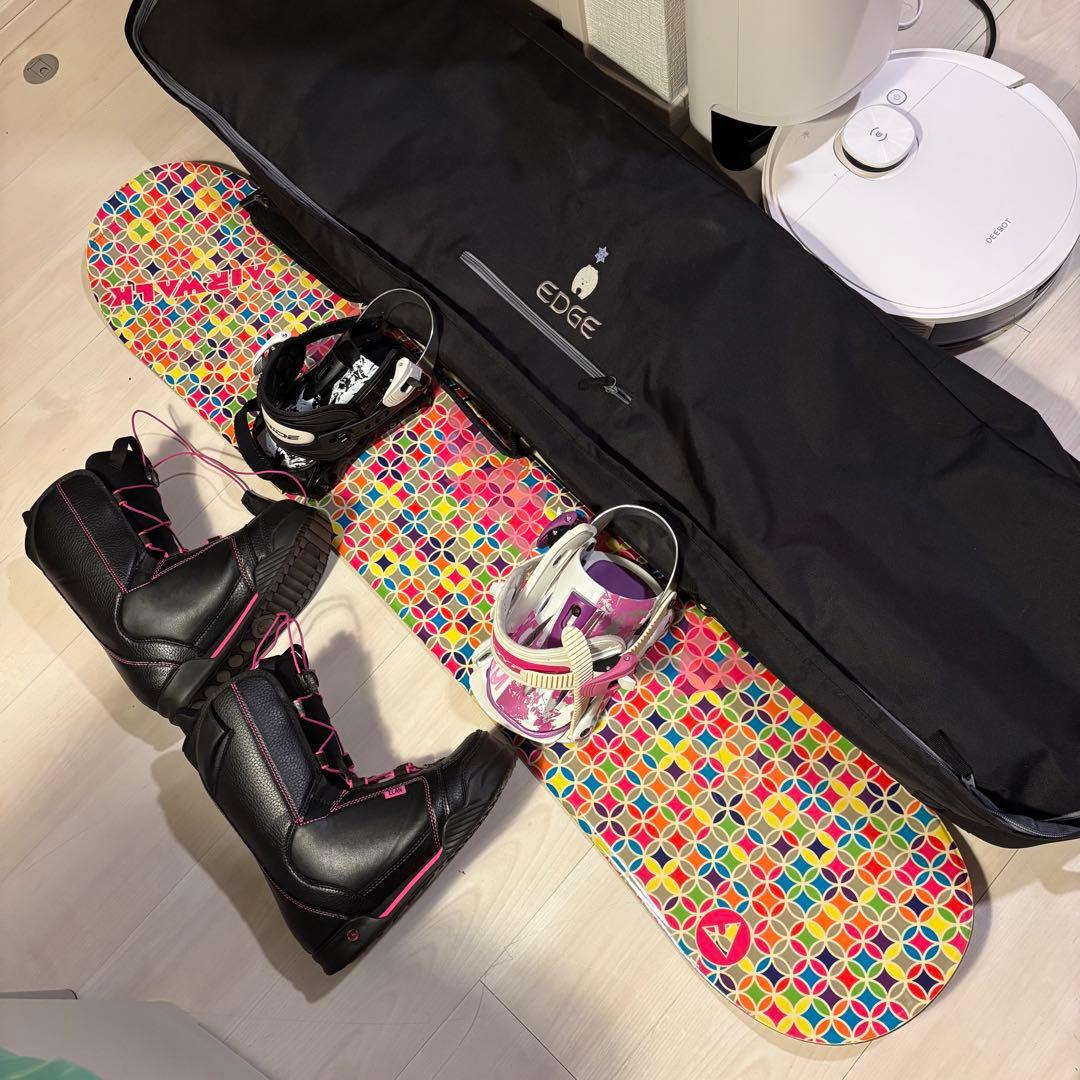 airwalk スノボ 4点セット