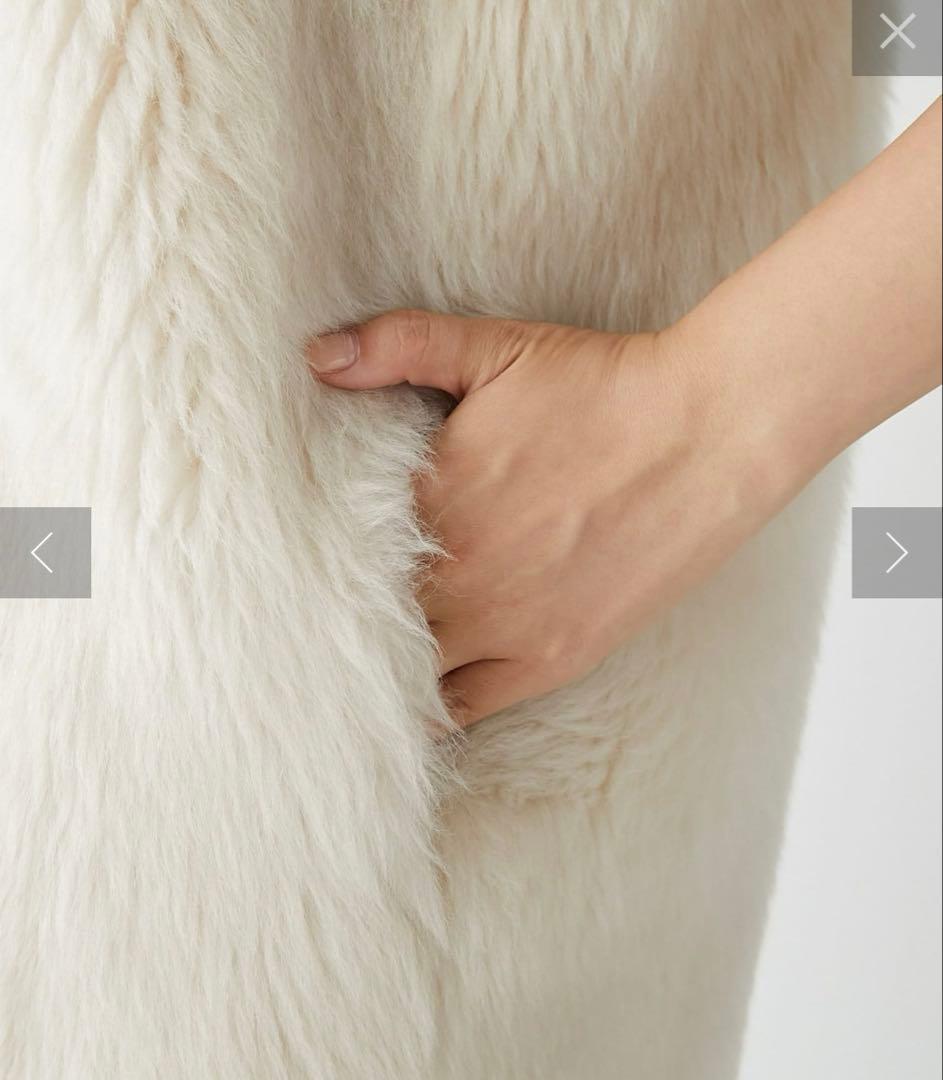 セール　ウィムガゼット　フーデッドファージレ　エクリュ