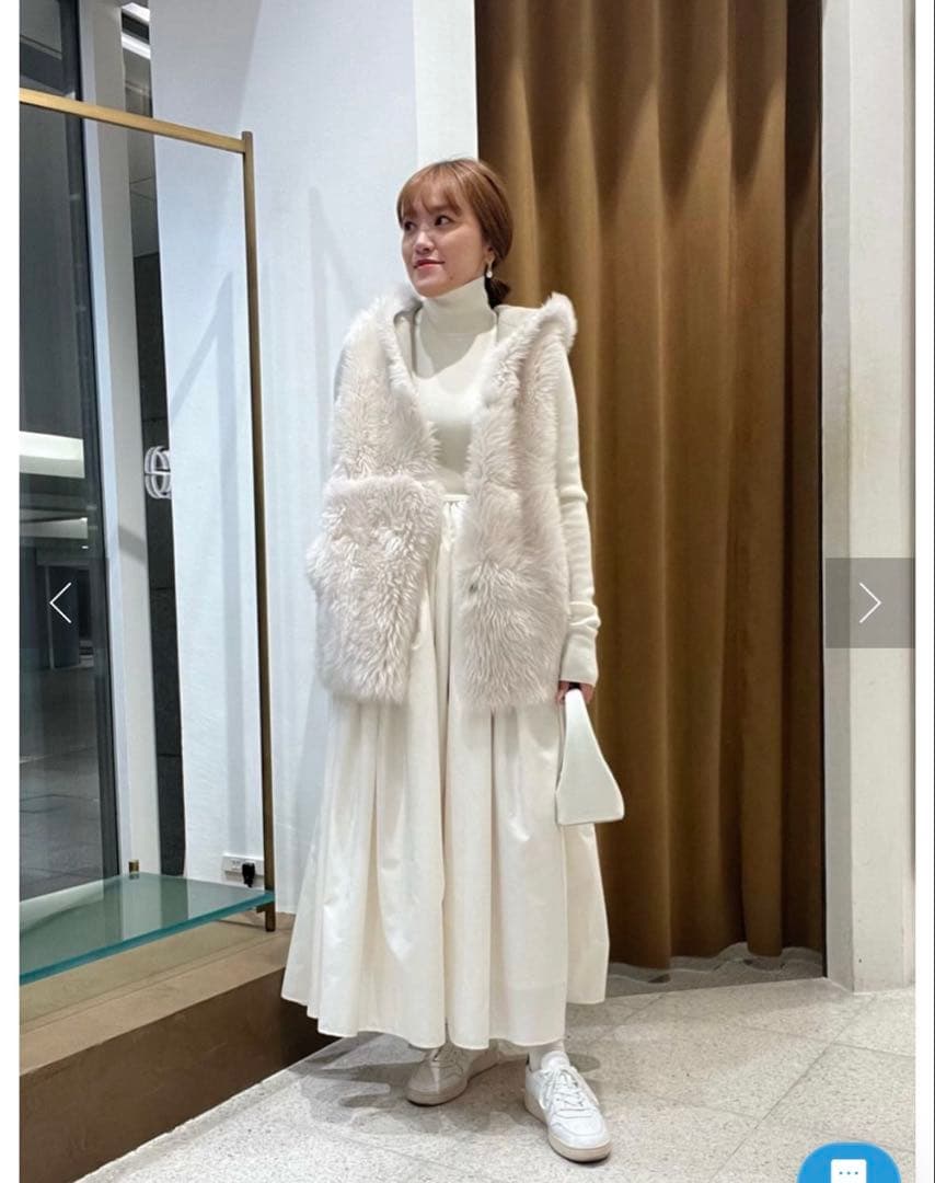 セール　ウィムガゼット　フーデッドファージレ　エクリュ