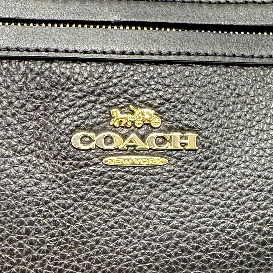 【美品】　コーチ F34823 バッグ ショルダーバッグ 黒 coach 肩掛け