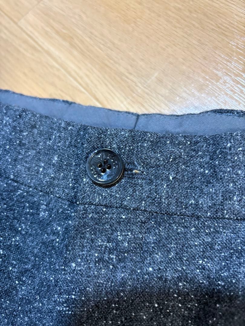 未使用に近い　ヒューゴボス　ウールツイード　ホームスパン