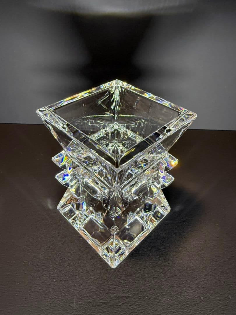 【極美品】バカラ Baccarat コロンビーヌ 花瓶 フラワー 希少モデル