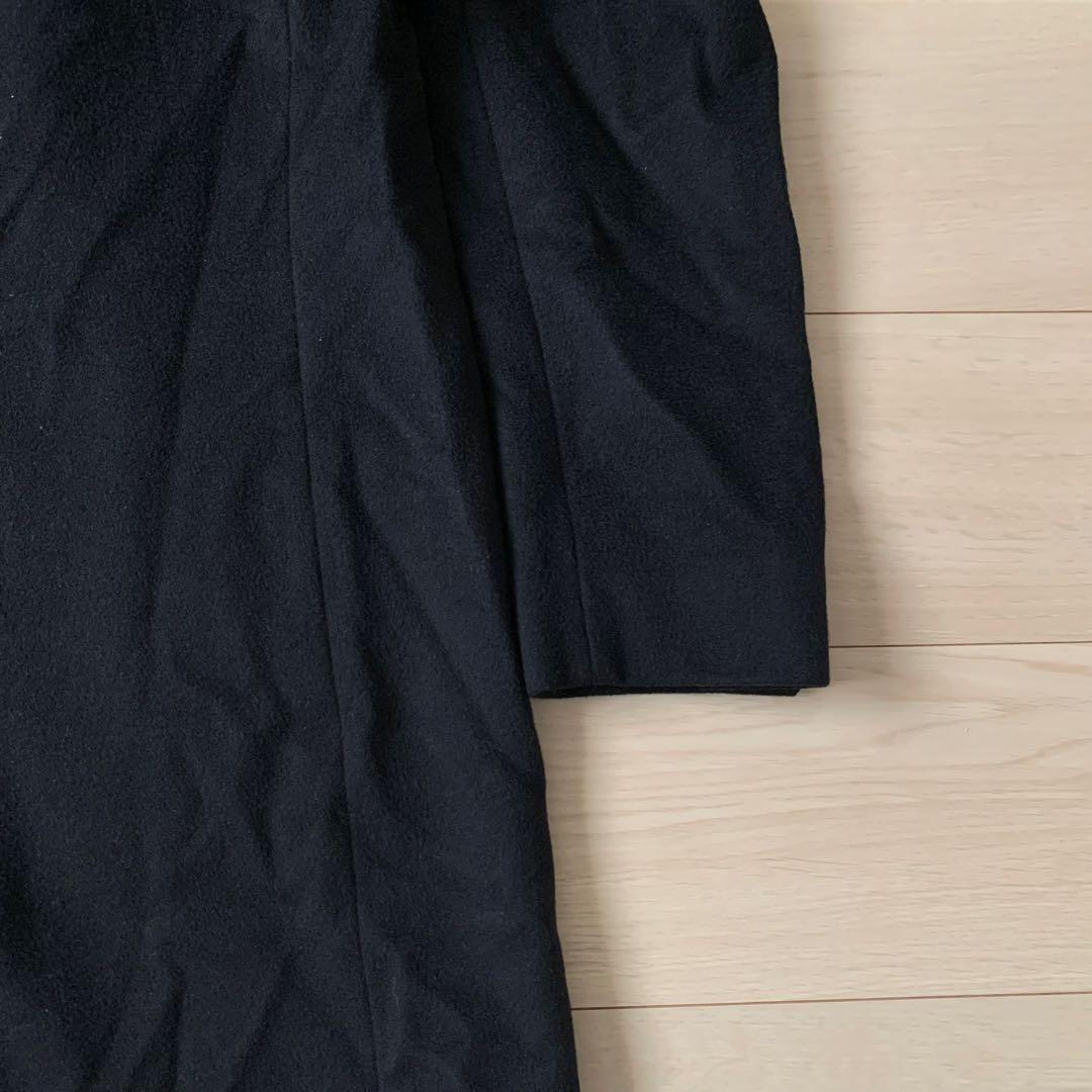 美品　HUGO BOSS チェスターコート　カシミヤ　ブラック　50