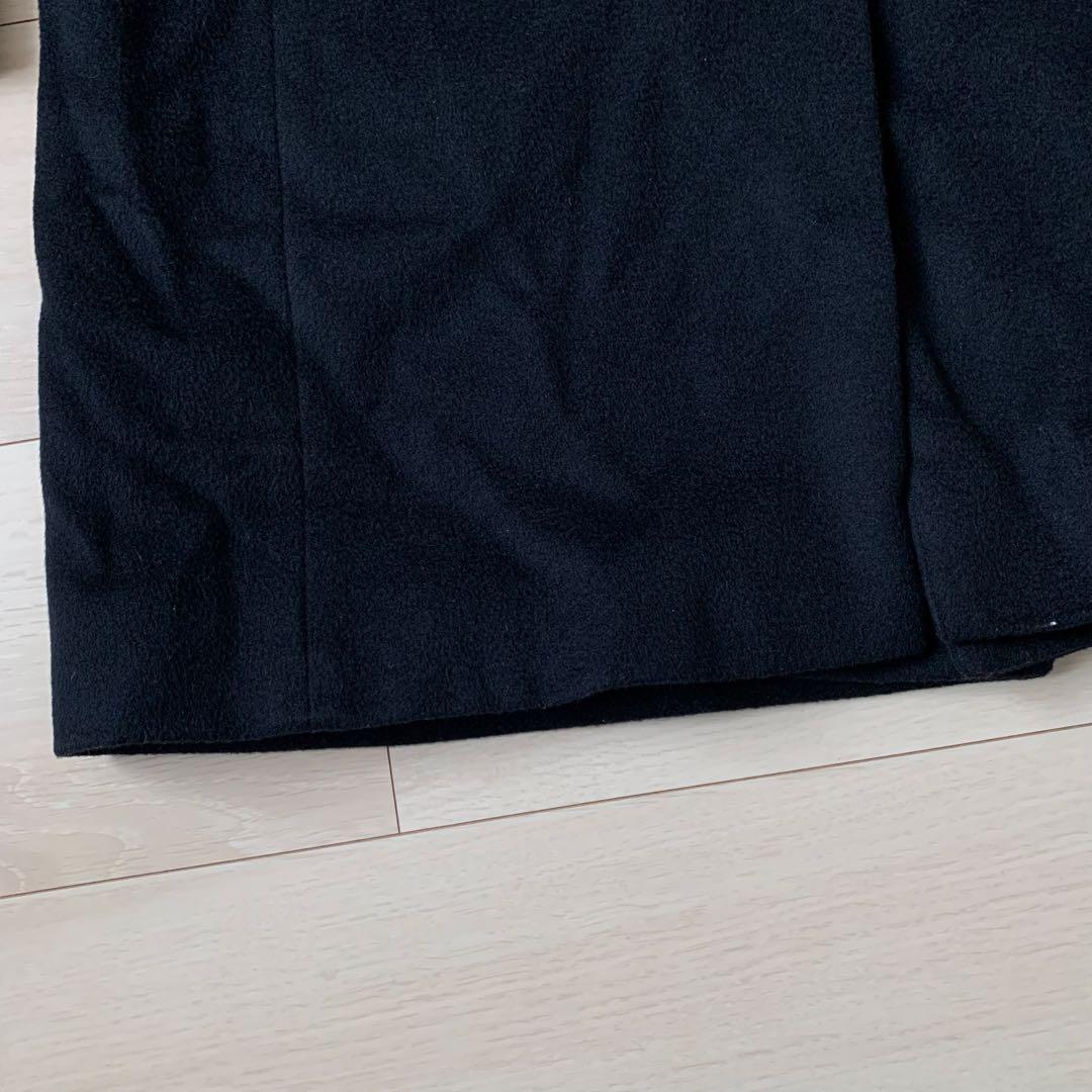 美品　HUGO BOSS チェスターコート　カシミヤ　ブラック　50