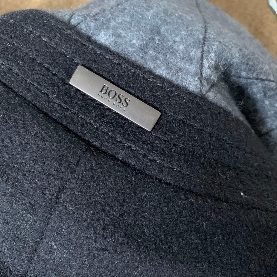 美品　HUGO BOSS チェスターコート　カシミヤ　ブラック　50