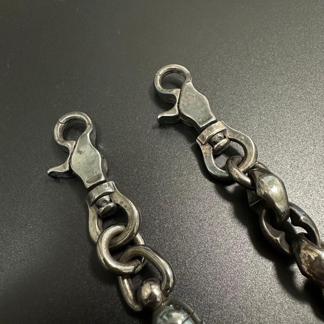 FUNNY ファニー　ウォレットチェーン　ガンメタ