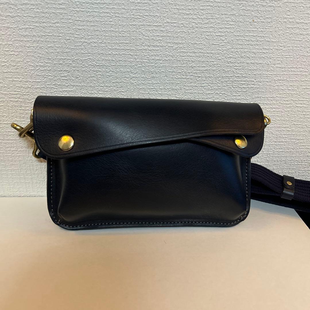 ビアベリーショルダーバッグ　ダブルフラップS ⭐️極美品⭐️