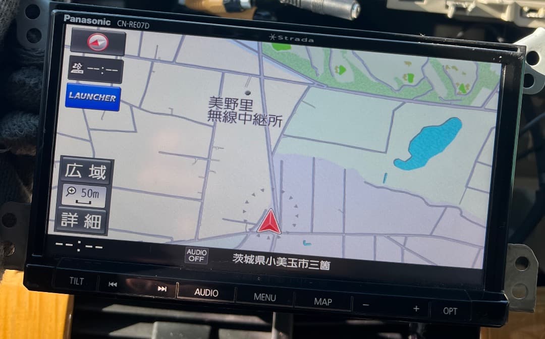 パナソニックストラーダ CN-RE07D ナビ フルセグ地図データ2020年版。