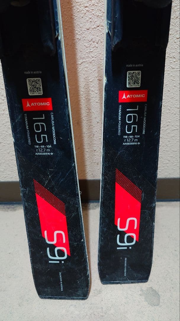 Atomic Redster 91 スキー バインディング付き