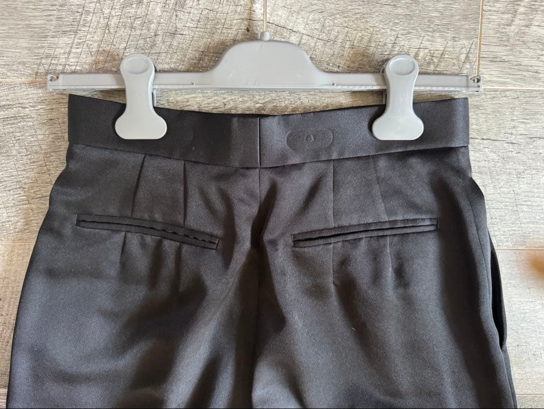 BLAMINK タックショートハーフパンツ 36 ブラック'22Pre