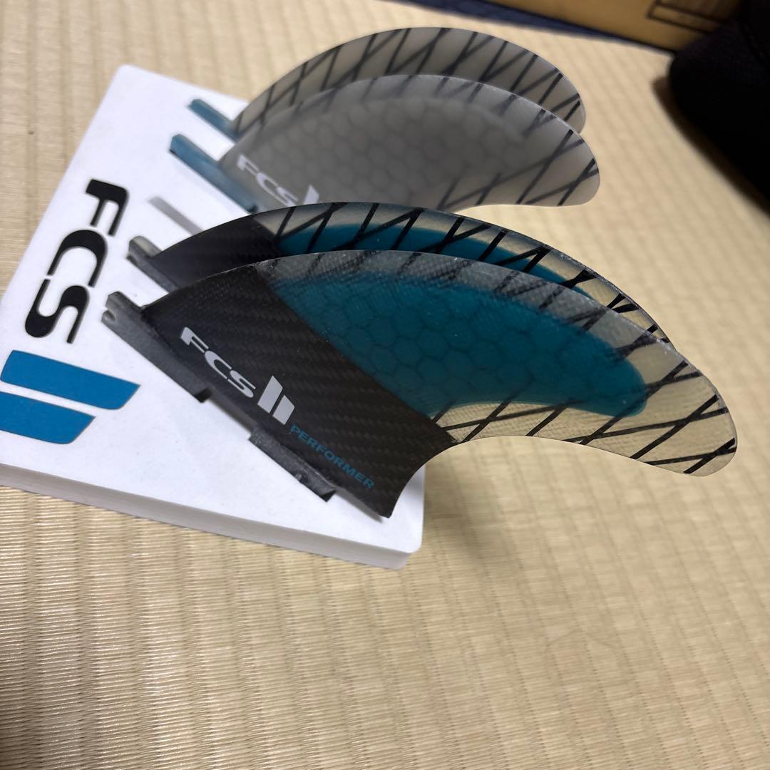 FCS PERFORMER サーフボードフィン SMALL クワッドフィンセット