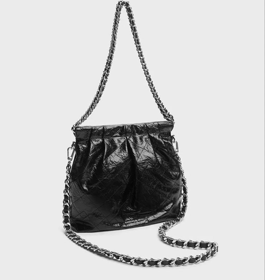 CHARLES & KEITH Duo ドゥオ チェーンハンドルショルダーバッグ