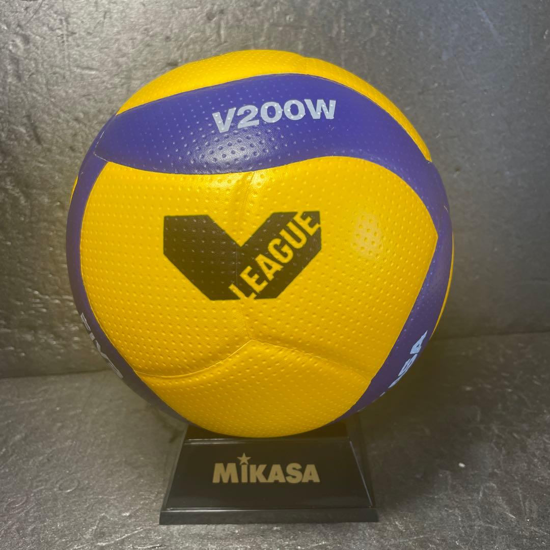 レア商品 Mikasa V200W 5号球 バレーボール 富田将馬選手サイン入り