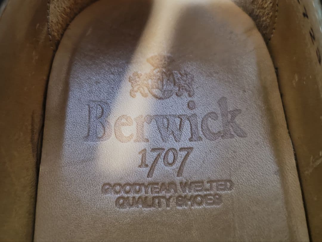 【美品】Berwick ローファー UK6.5 5293BCVLBK