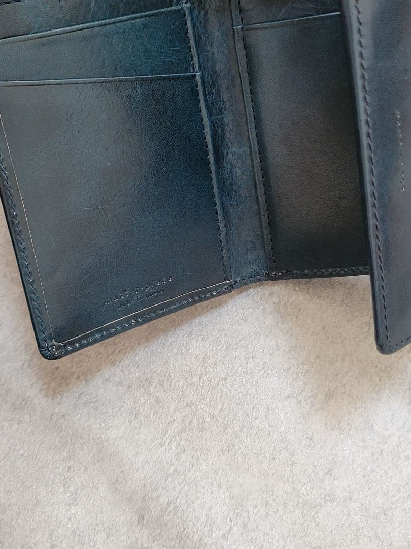 master-piece コンパクトウォレット(三つ折り)ブルー