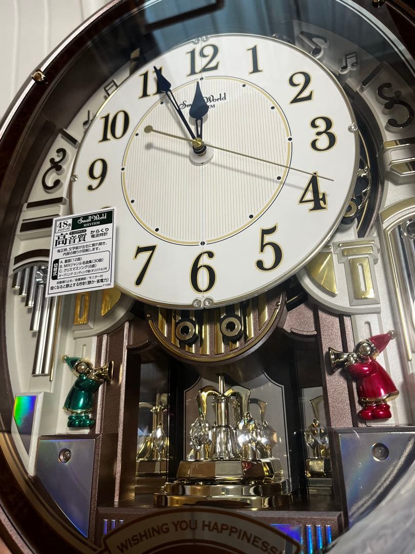 ま*か様 メロディ付き振り子掛時計4MN545RH23