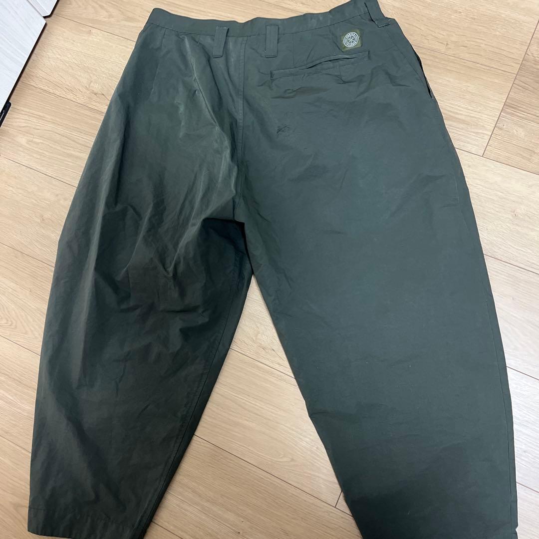 PORTER CLASSIC WEATHER BEBOP PANTSオリーブ