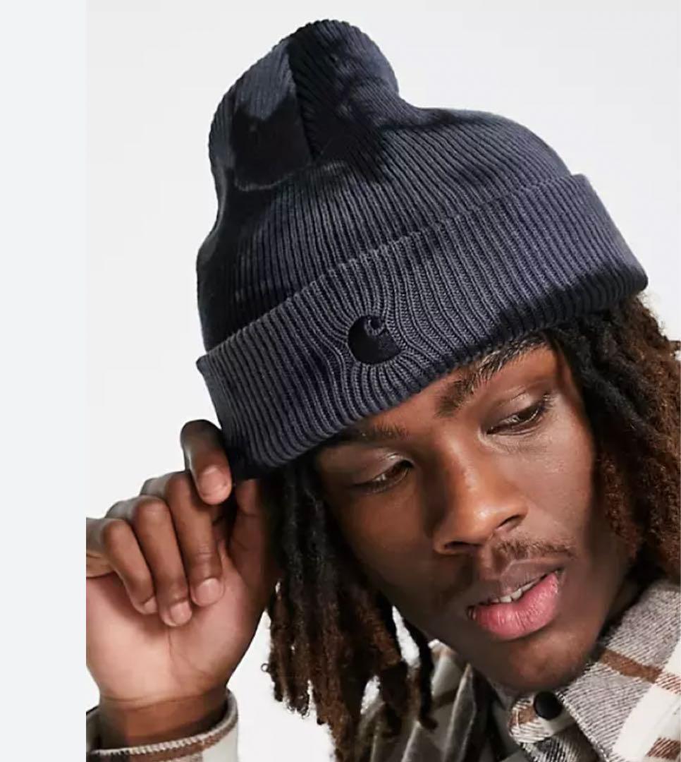 入手困難 カーハート タイダイ染め ビーニー ニットキャップ ニット帽