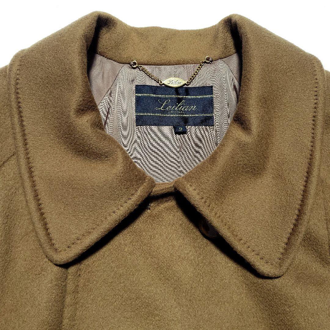 【未使用級 カシミヤ100%】レリアン　ロングコート ダブルブレスト キャメル
