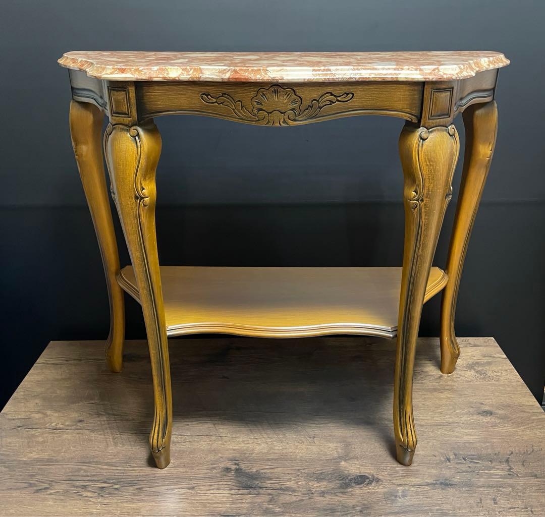 イタリア製　高級　コンソール テーブル 猫脚