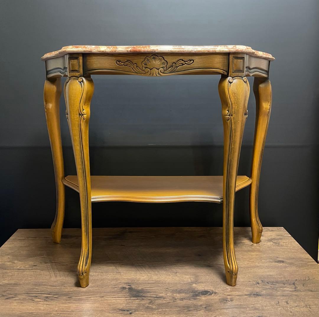 イタリア製　高級　コンソール テーブル 猫脚