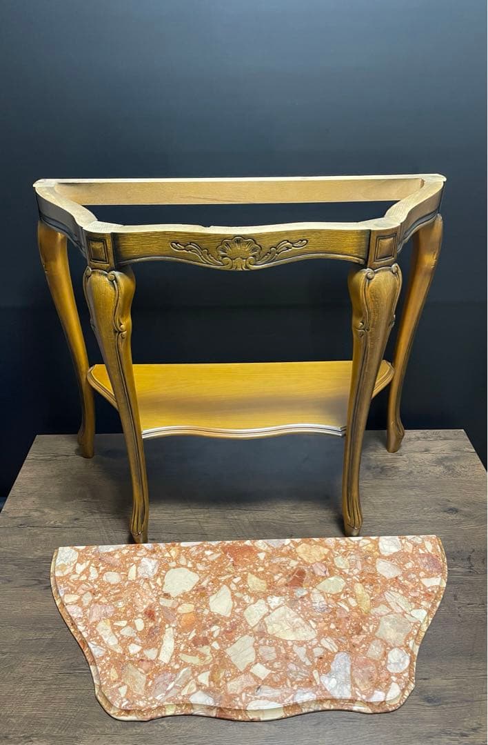 イタリア製　高級　コンソール テーブル 猫脚