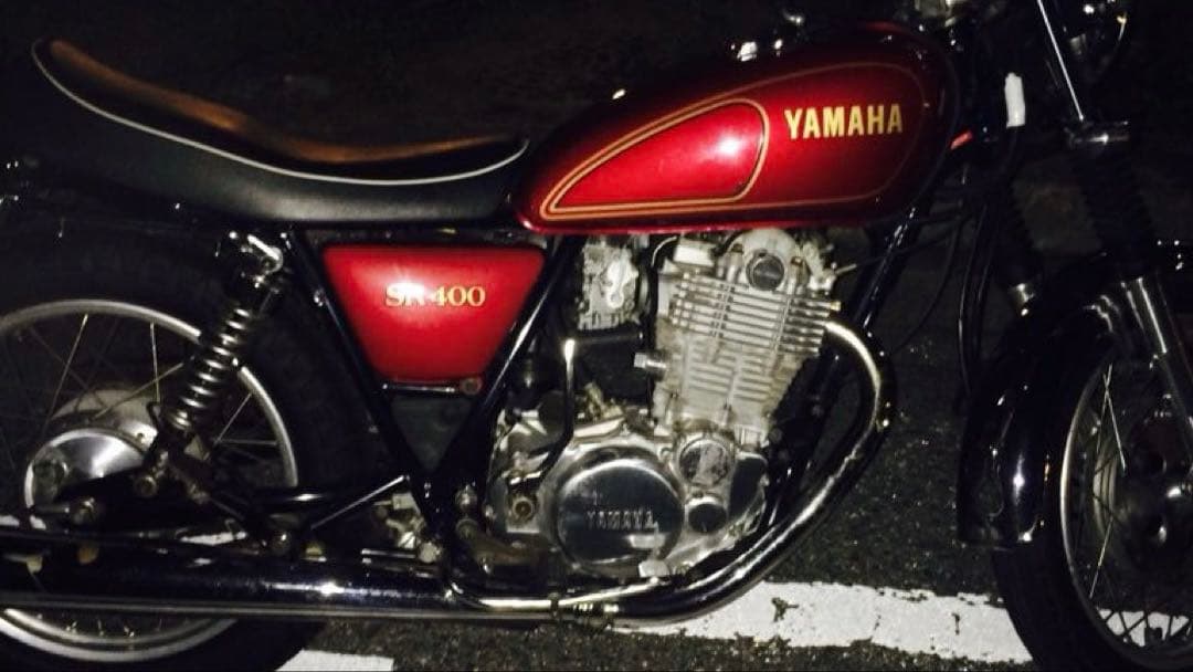 sr400 YAMAHA 20周年　タンク　サイドカバー