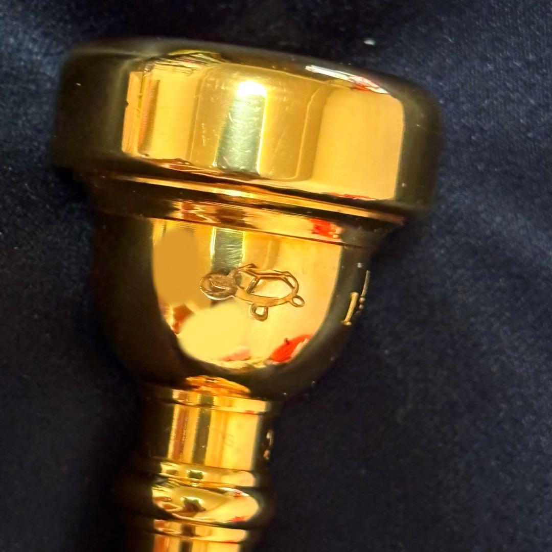 トシトランペットアトリエ トランペットマウスピース 1 1/4C GP 金メッキ