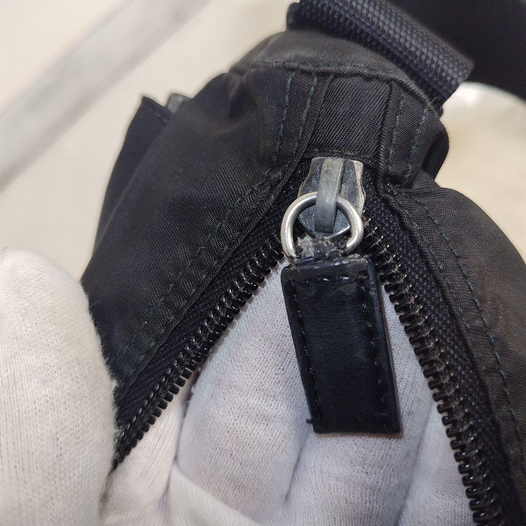 ✨ PRADA ✨ショルダーバッグ ナイロン フラップ ベルト 黒
