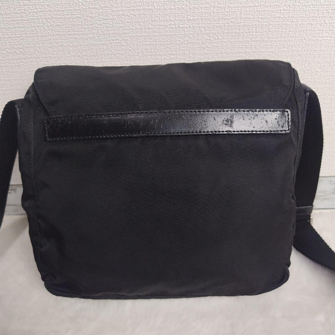 ✨ PRADA ✨ショルダーバッグ ナイロン フラップ ベルト 黒