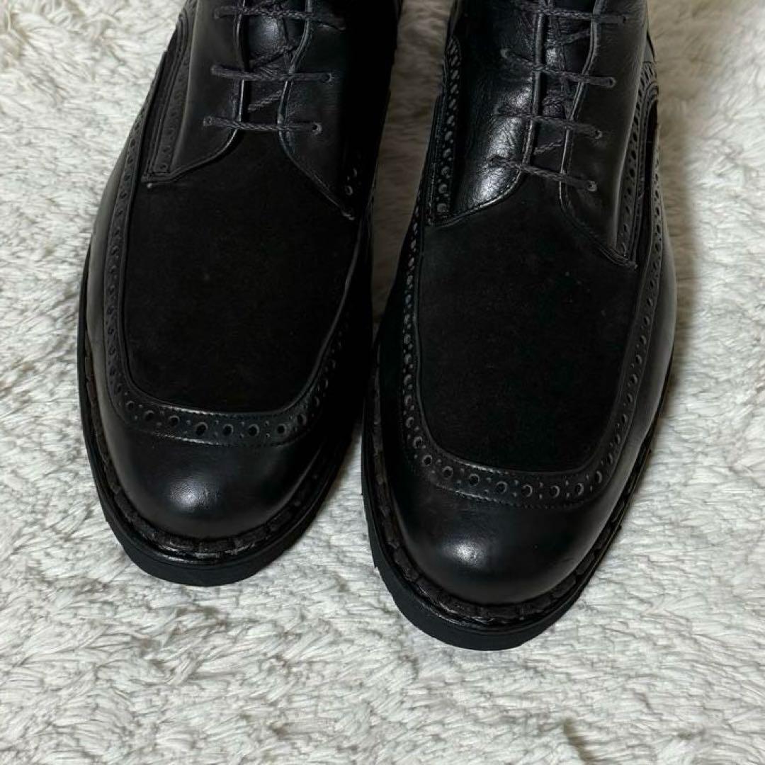 ⭐️極美品⭐️　タケガハラトシノスケ　レースアップブーツ　ブラック　レザー