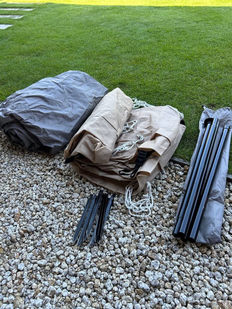 NAOKI　　DOD ワンポールテントＭ　専用グランドシート付