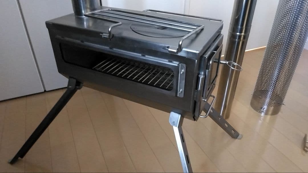 新品未使用 Soomloom KK-stove 純正煙突ガード、ダンパー　セット