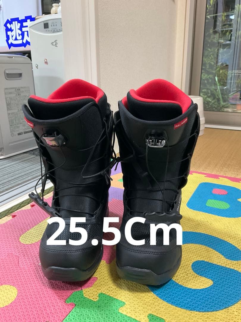 Palmer スノーボードブーツ/25.5cm/クイックレーシング/ブラック