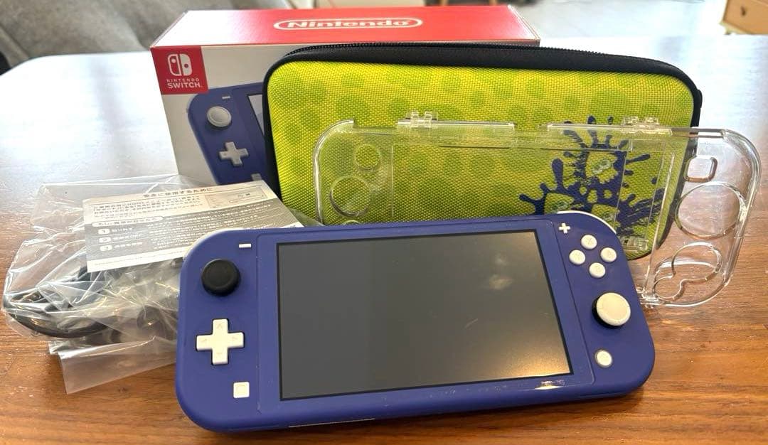 Switch Nintendo Lite ブルー　フルセット