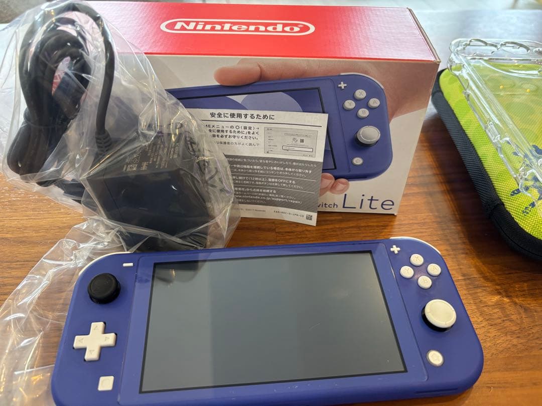 Switch Nintendo Lite ブルー　フルセット