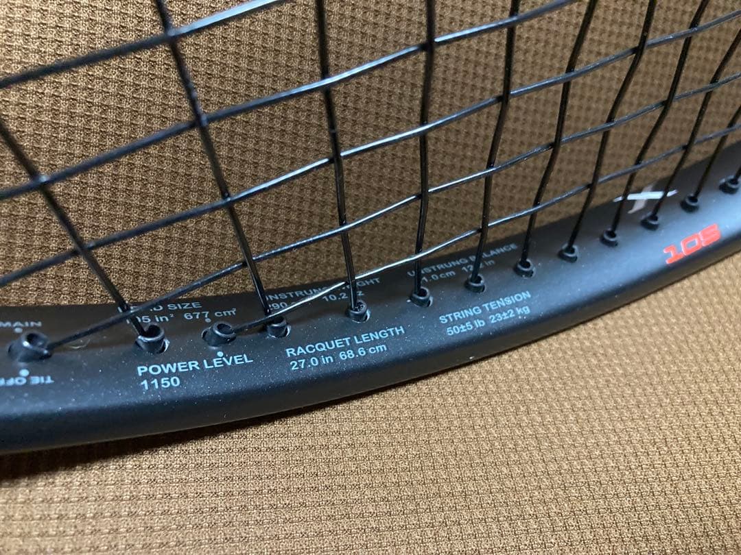 Prince プリンス X105 エックス105 G2 グリップ2 290g